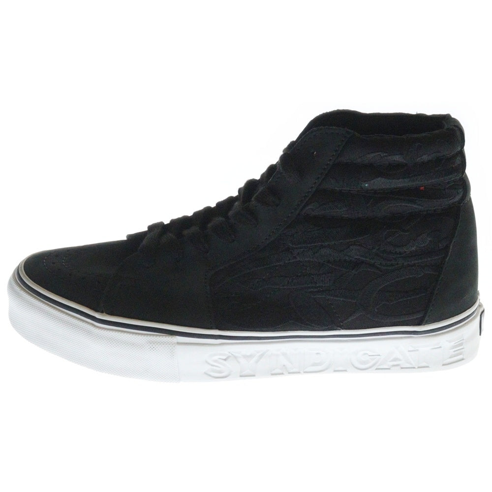 VANS(ヴァンズ) × CHAZ Syndicate SK8-Hi チャズ シンジケート スケートハイ ハイカットスニーカー ブラック US9.5/27.5cm 5896476-095