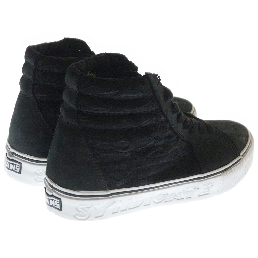 VANS(ヴァンズ) × CHAZ Syndicate SK8-Hi チャズ シンジケート スケートハイ ハイカットスニーカー ブラック US9.5/27.5cm 5896476-095