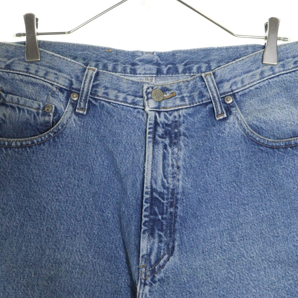 RRL(ダブルアールエル) 90s DENIM PANTS 革パッチ ジッパーフライ ストレート デニムパンツ ジーンズ インディゴ