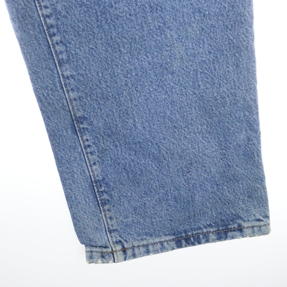 RRL(ダブルアールエル) 90s DENIM PANTS 革パッチ ジッパーフライ ストレート デニムパンツ ジーンズ インディゴ