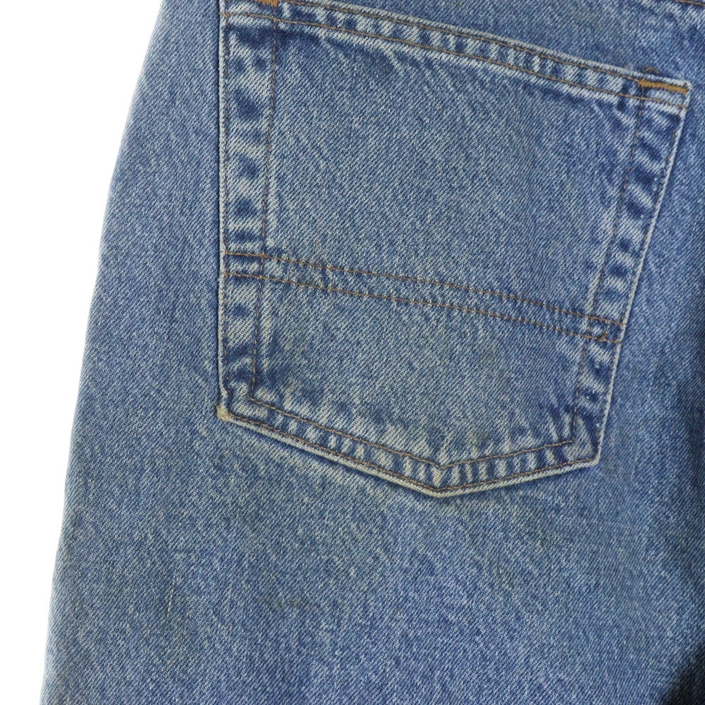 RRL(ダブルアールエル) 90s DENIM PANTS 革パッチ ジッパーフライ ストレート デニムパンツ ジーンズ インディゴ