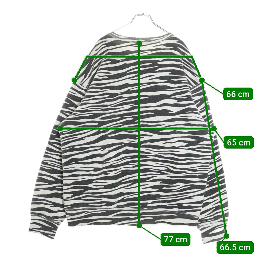 SUPREME(シュプリーム) 22AW Box Logo Crewneck Sweatshirt ゼブラ ボックスロゴ クルーネック スウェット トレーナー ブラック/ホワイト