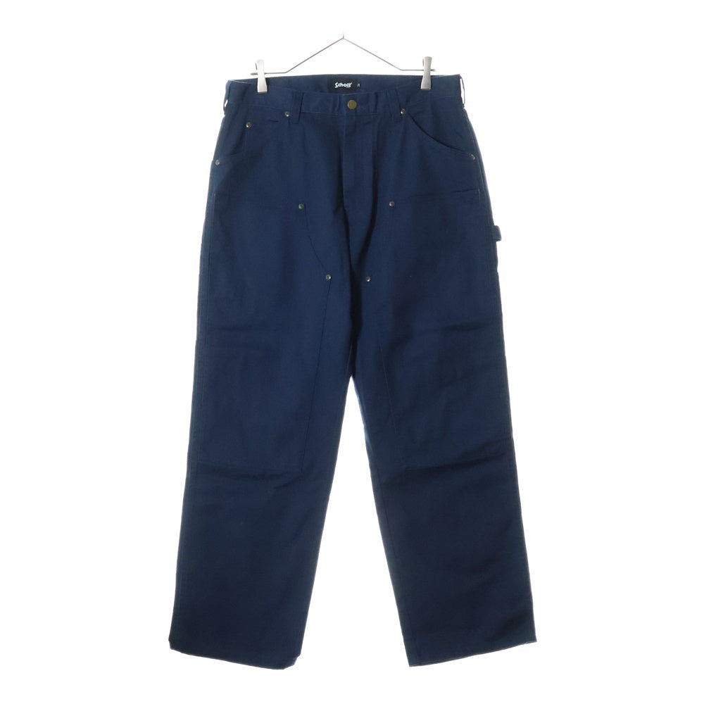 SCHOTT(ショット) × DICKIES ダブルニー カーペンターペインターパンツ ネイビー 244M40UK01