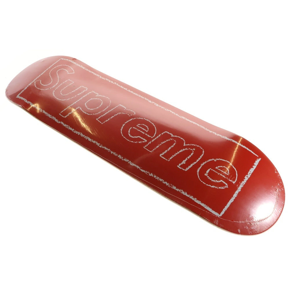 SUPREME(シュプリーム) 21SS × KAWS Chalk Logo Skateboard Deck カウズ チョークロゴ スケートボード デッキ レッド