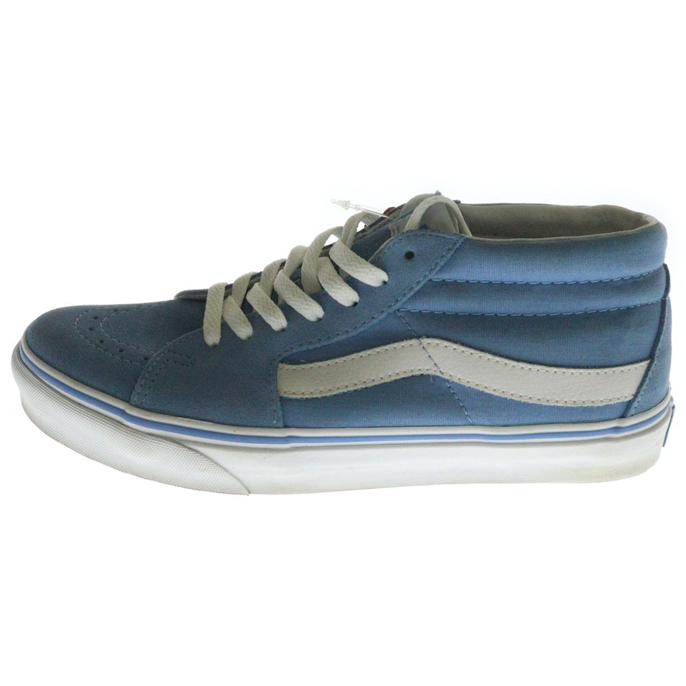 VANS(ヴァンズ) Skate Mid Lake Blue/True White スケート ミッド ミッドカットスニーカー ブルー/ホワイト US9.5/27.5cm VN-0XC2XJ1