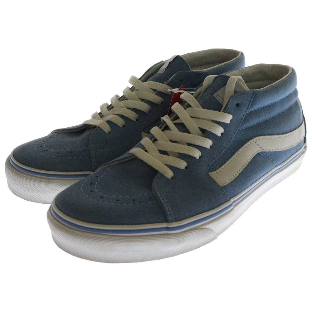 VANS(ヴァンズ) Skate Mid Lake Blue/True White スケート ミッド ミッドカットスニーカー ブルー/ホワイト US9.5/27.5cm VN-0XC2XJ1