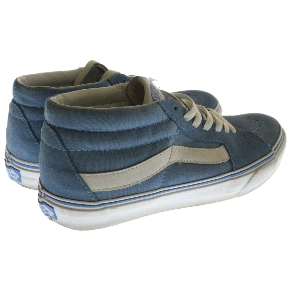 VANS(ヴァンズ) Skate Mid Lake Blue/True White スケート ミッド ミッドカットスニーカー ブルー/ホワイト US9.5/27.5cm VN-0XC2XJ1