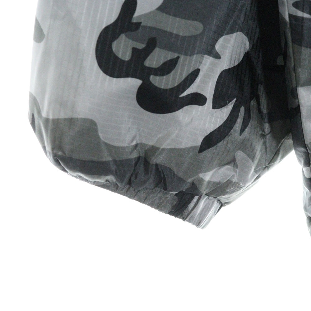 CELINE(セリーヌ) 22AW エディ期 カモフラ ハーフジップ ナイロンジャケット フーディ グレー 2W732153Q