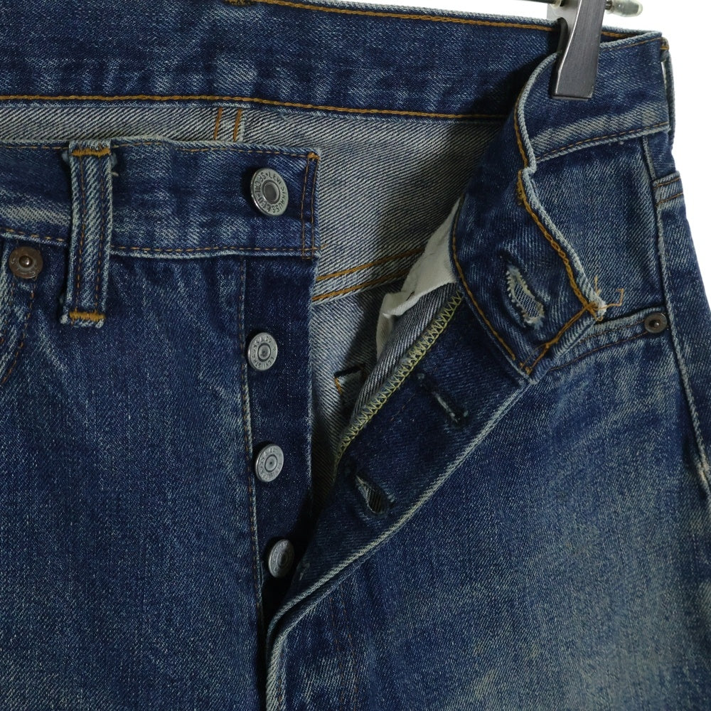Levi's(リーバイス) 70s VINTAGE 501 66前期 スモールe 両面タブ ボタン裏刻印6 ボタンフライデニムパンツ ジーンズ インディゴ