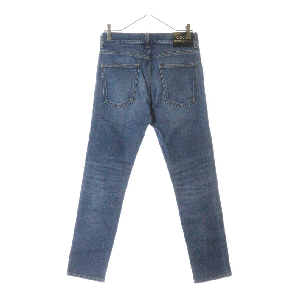 GUCCI(グッチ) テーパードストレッチデニムパンツ インディゴ 408637 XDB11