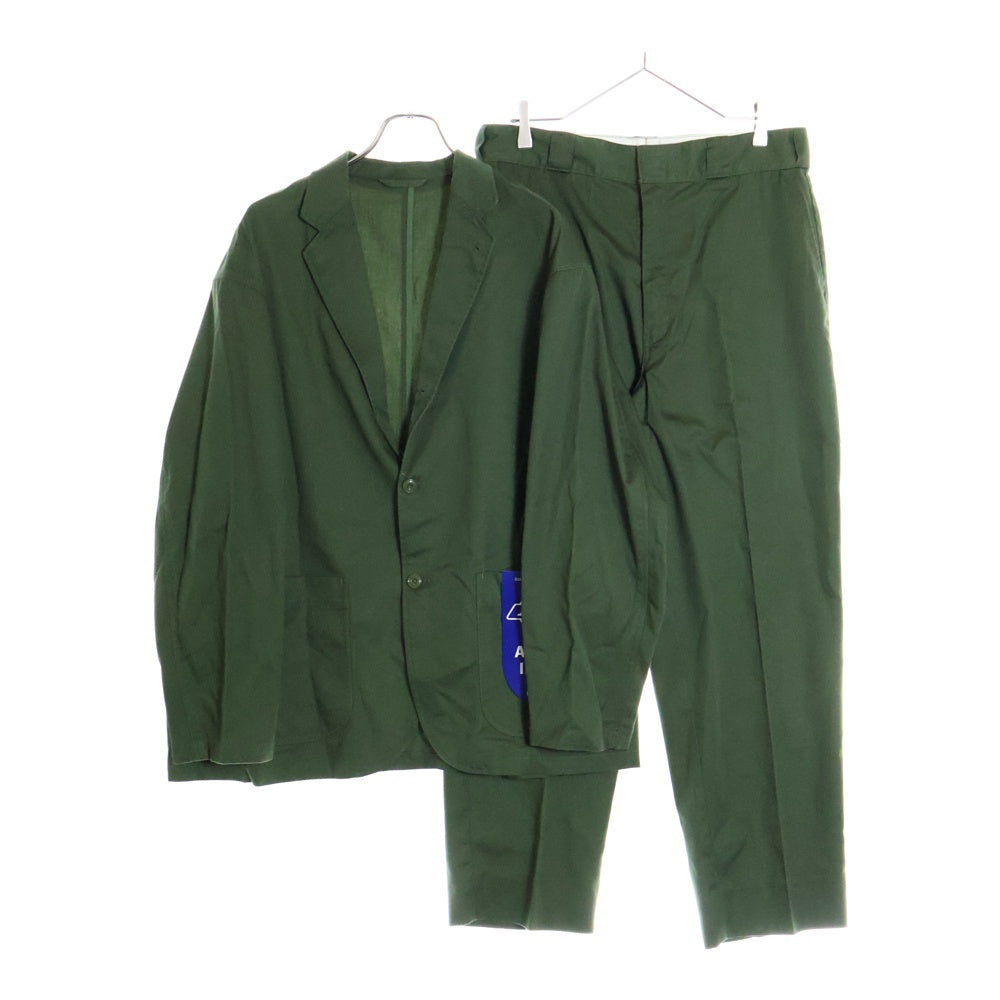 Dickies(ディッキーズ) 21SS × TRIPSTER × BEAMS トリップスター ビームス 2B テーラードジャケット トラウザーパンツ セットアップ スーツ オリーブ 212M10BM01/212M40BM01