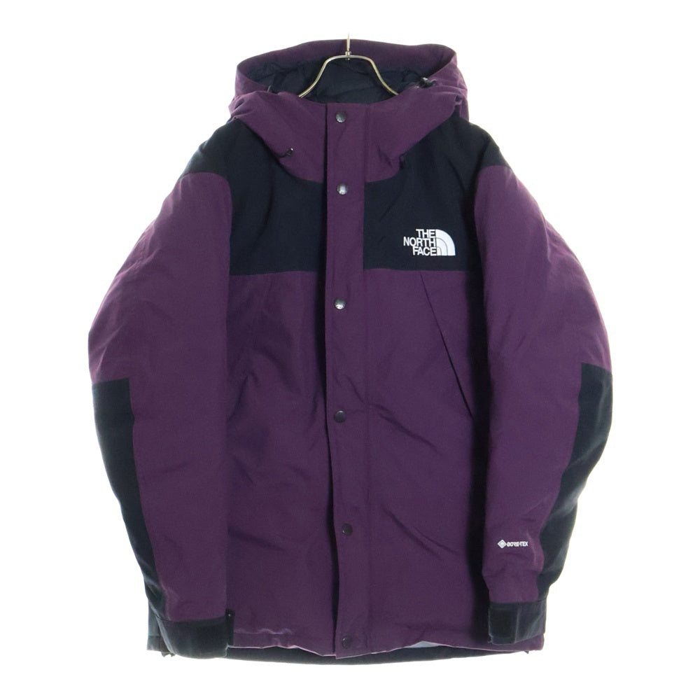 THE NORTH FACE(ザノースフェイス) Mountain Down Jacket GORE-TEX ND91930 ウンテンダウン フーデッドジャケット ゴアテックス ブラック/パープル