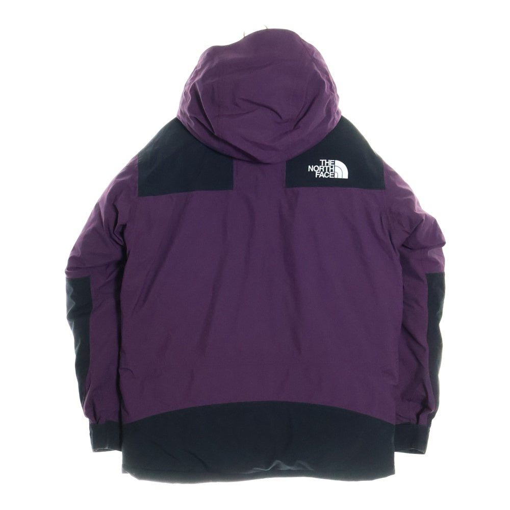 THE NORTH FACE(ザノースフェイス) Mountain Down Jacket GORE-TEX ND91930 ウンテンダウン フーデッドジャケット ゴアテックス ブラック/パープル