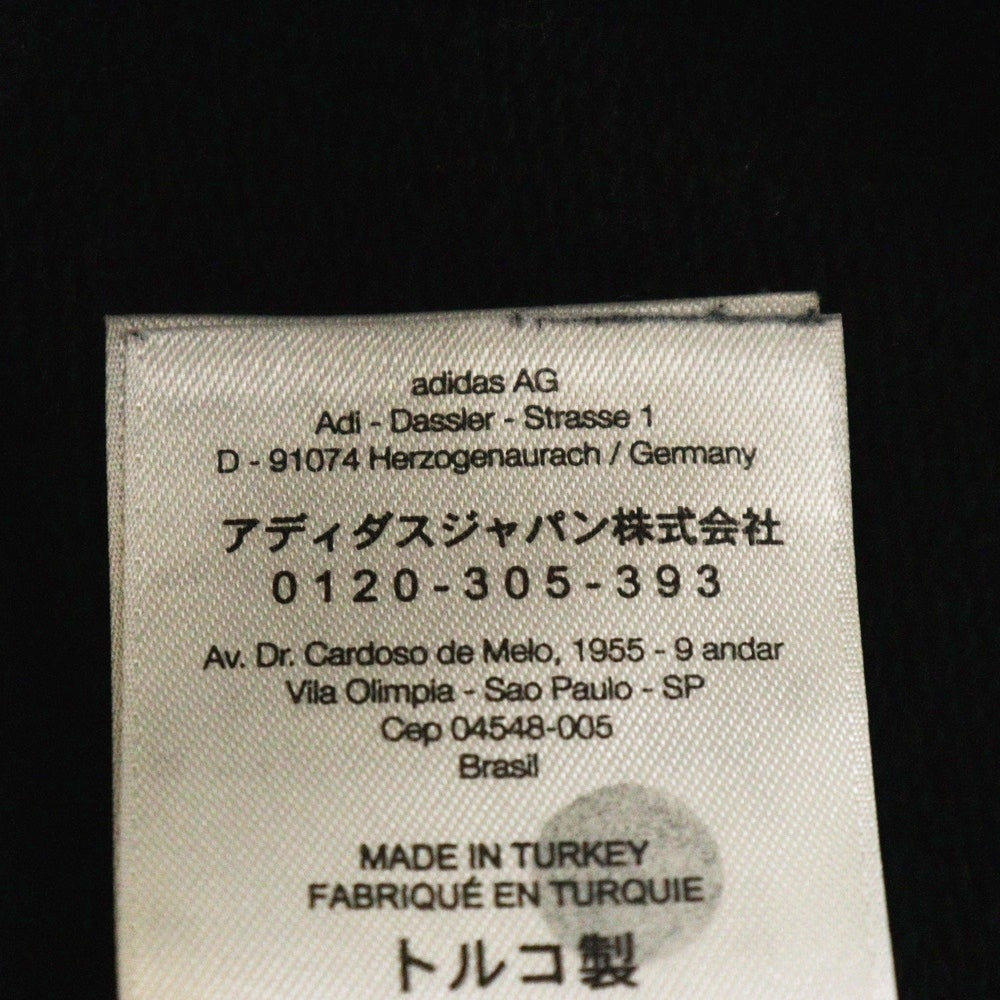 Y-3(ワイスリー) 21SS SQUARE LOGO CREW SWEATSHIRT ロゴプリント クルーネックスウェットトレーナー ブラック HB3324