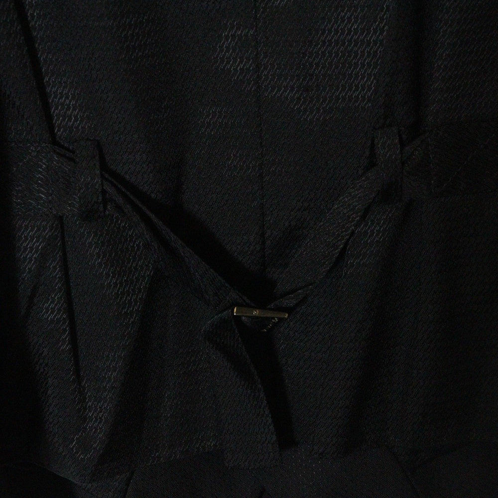 DOLCE & GABBANA(ドルチェアンドガッバーナ) ダブルブレスト レーヨン テーラードジャケット スラックスパンツ ベスト セットアップ スーツ ブラック G1HDMT