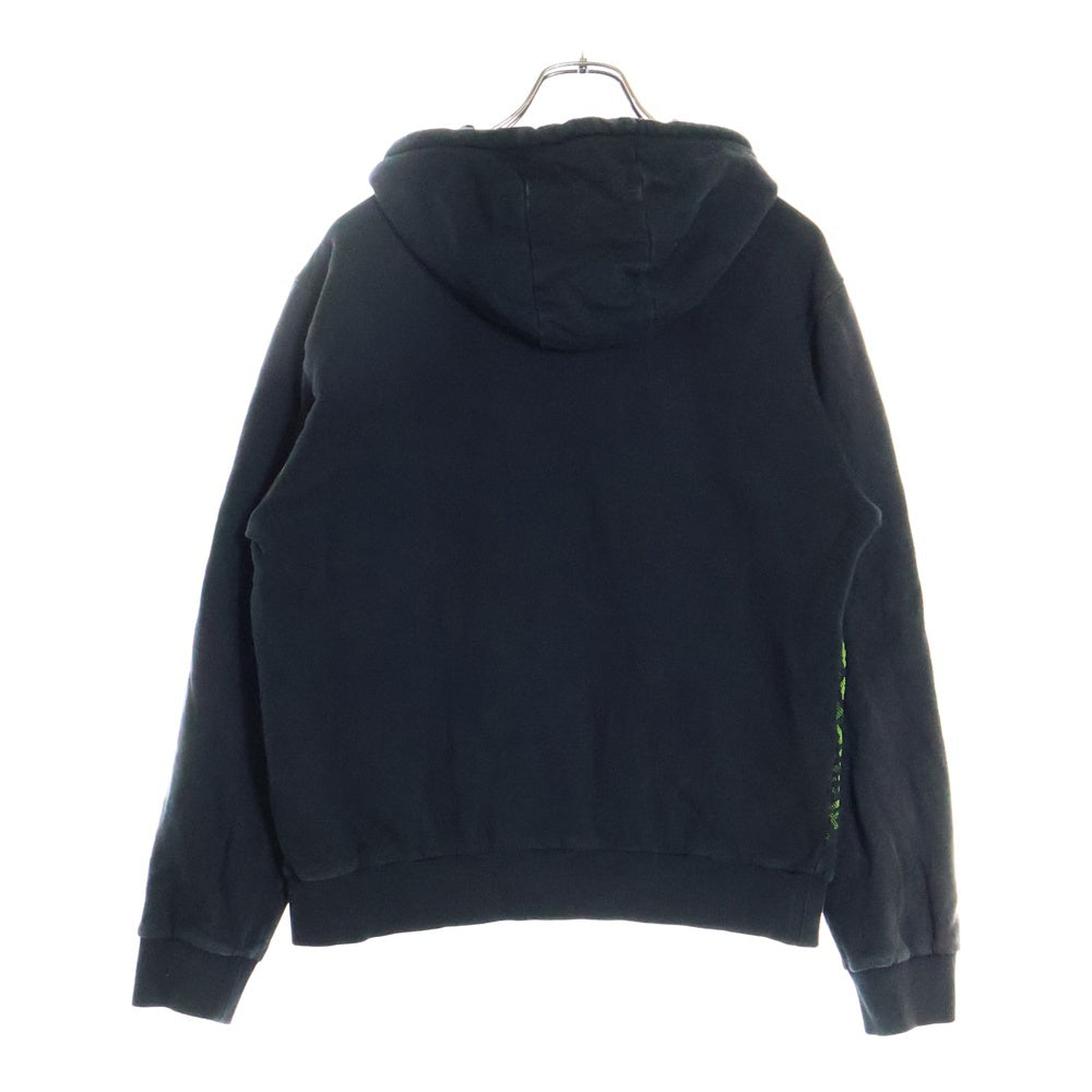 FENDI(フェンディ) FFロゴ ズッカ柄 プリント プルオーバースウェットパーカー ブラック FY0981 A871