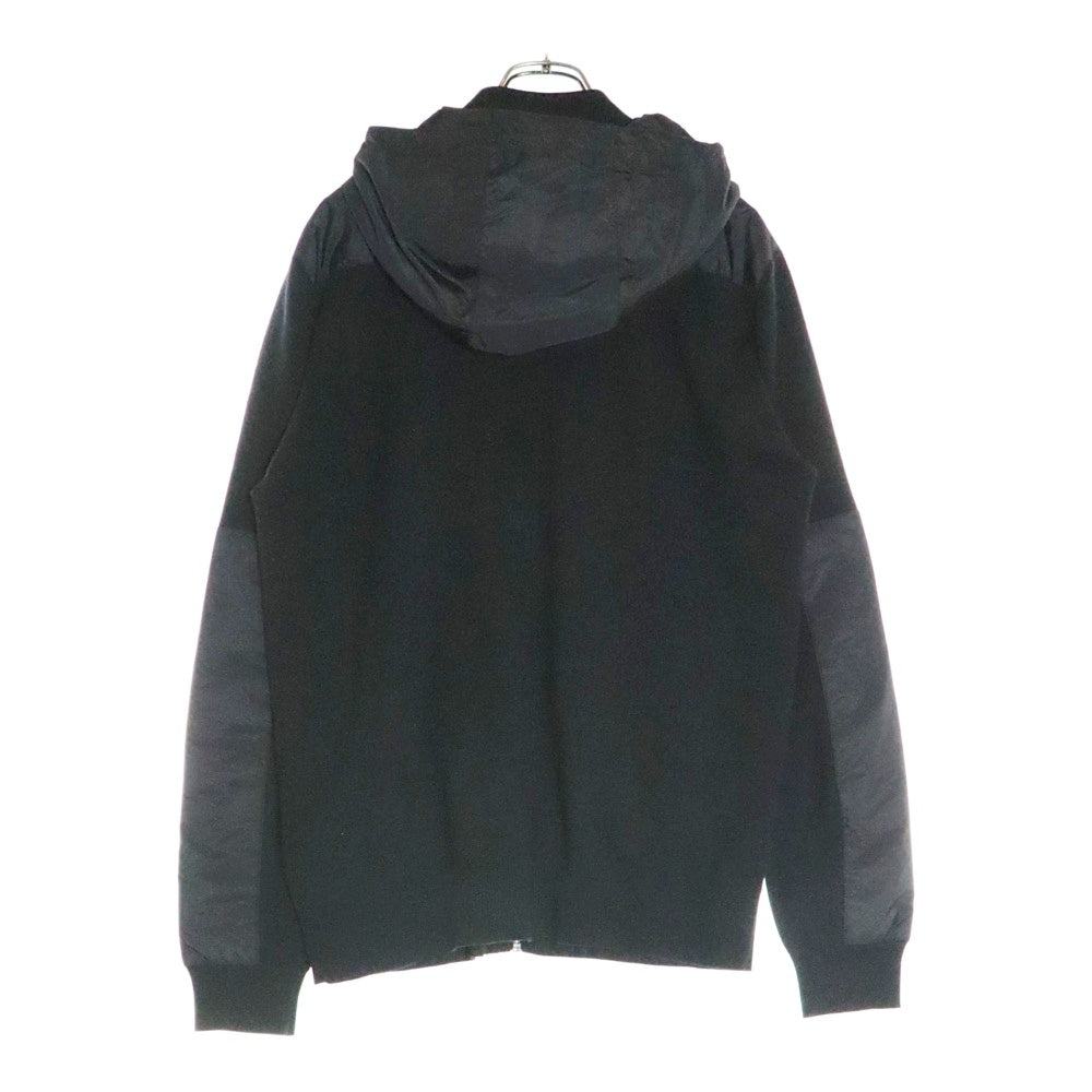 PRADA(プラダ) Re-Nylon リナイロン ナイロン切替 トライアングルロゴ ジップアップパーカー フーディ ブラック UMG107 R212 U98