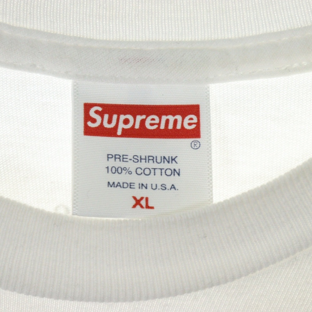 SUPREME(シュプリーム) 21AW ×TIFFANY&Co. Box Logo Tee ティファニー ボックスロゴ プリント クルーネック 半袖Tシャツカットソー ホワイト