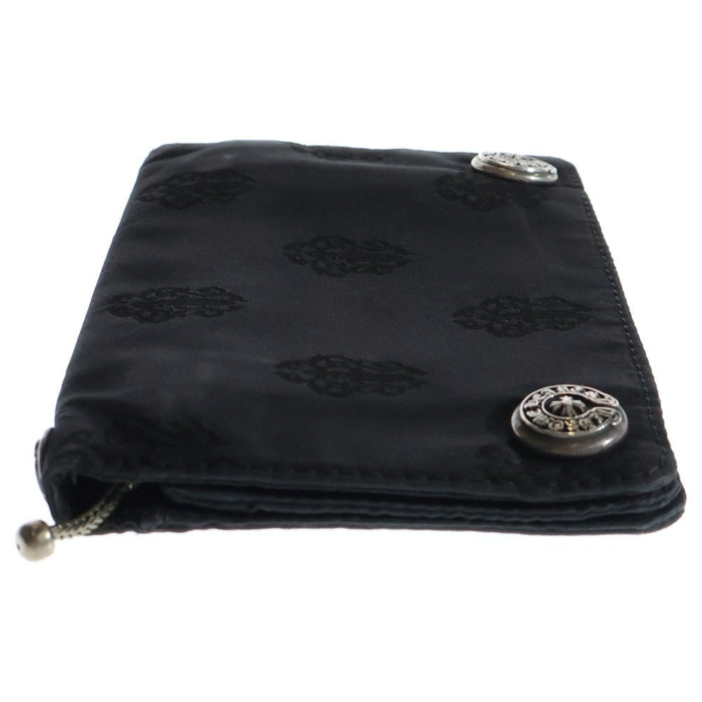 CHROME HEARTS(クロムハーツ) 2ZIP ナイロン ウォレット ブラック