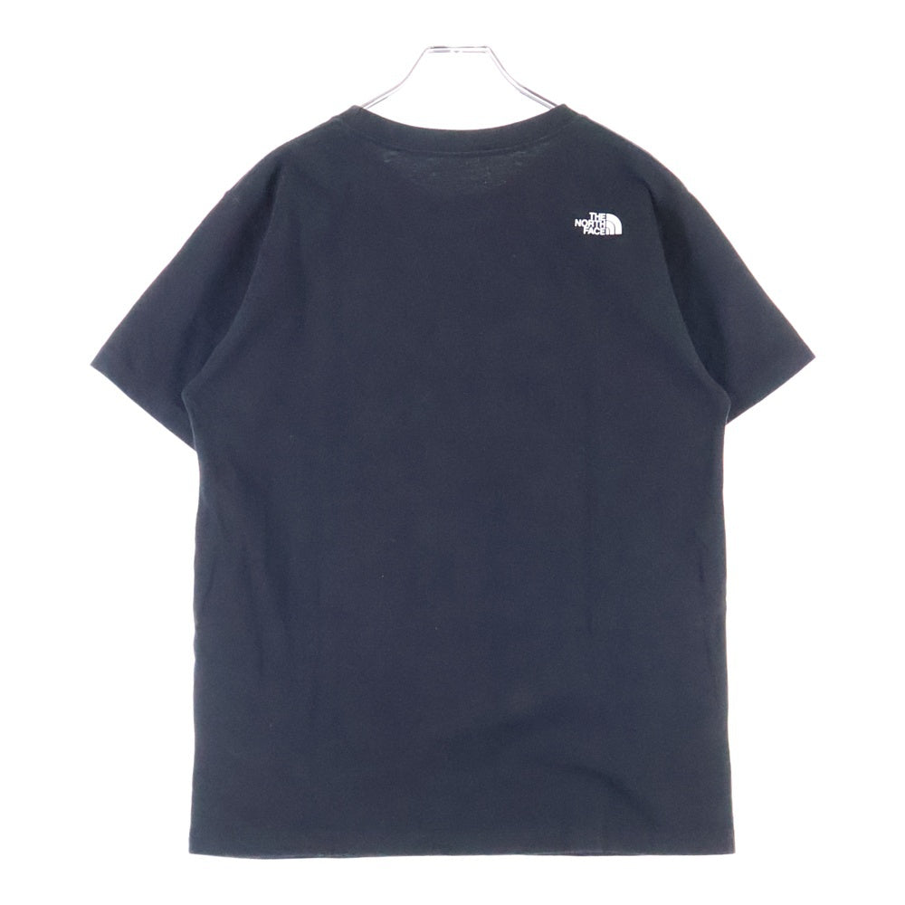 THE NORTH FACE(ザノースフェイス) フロント エンブロイド ロゴ刺繍 半袖Tシャツ カットソー ブラック NTW32247