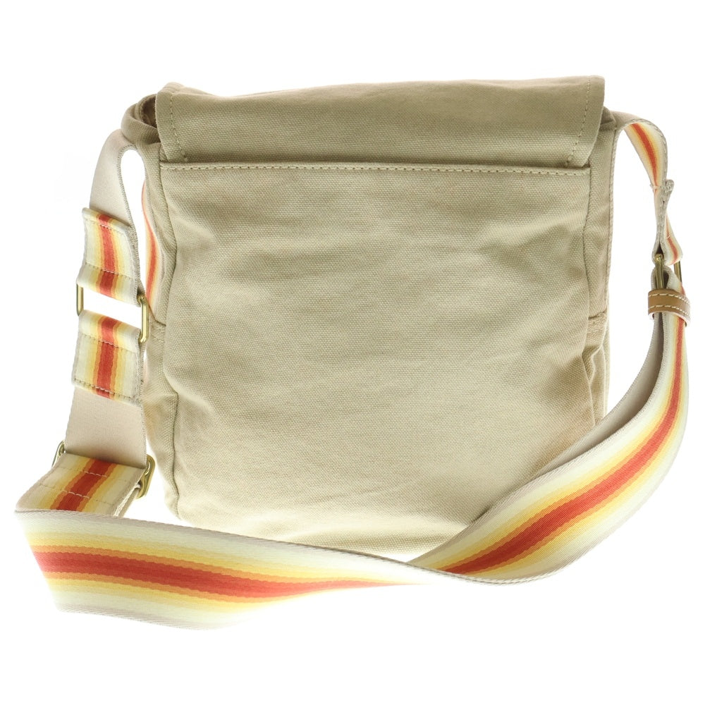 HUNTING WORLD(ハンティングワールド) ワッペン付き ショルダーバッグ キャンバス