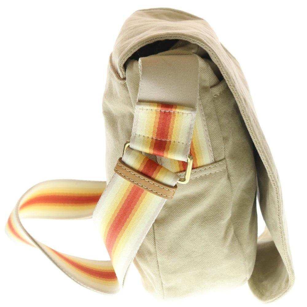 HUNTING WORLD(ハンティングワールド) ワッペン付き ショルダーバッグ キャンバス