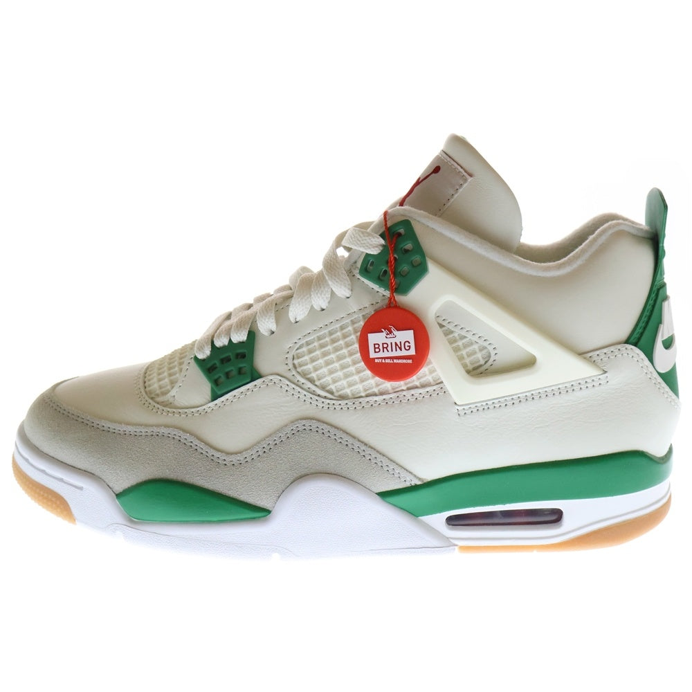 NIKE(ナイキ) AIR JORDAN 4 RETRO SP Pine Green エア ジョーダン 4 レトロ SP パイングリーン ハイカットスニーカー ホワイト/グリーン US10/28cm DR5415-103