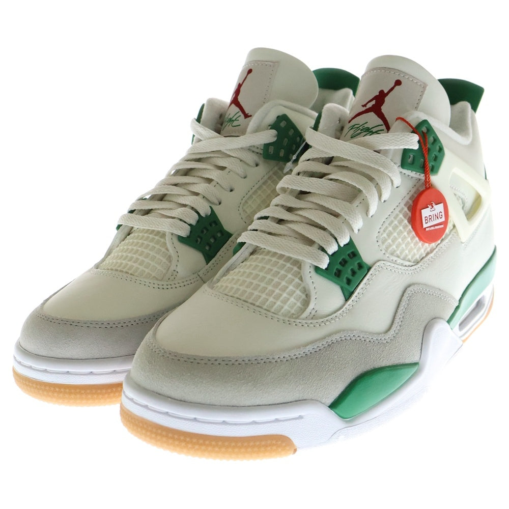 NIKE(ナイキ) AIR JORDAN 4 RETRO SP Pine Green エア ジョーダン 4 レトロ SP パイングリーン ハイカットスニーカー ホワイト/グリーン US10/28cm DR5415-103