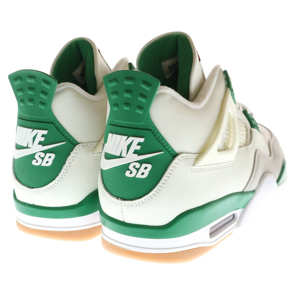 NIKE(ナイキ) AIR JORDAN 4 RETRO SP Pine Green エア ジョーダン 4 レトロ SP パイングリーン ハイカットスニーカー ホワイト/グリーン US10/28cm DR5415-103