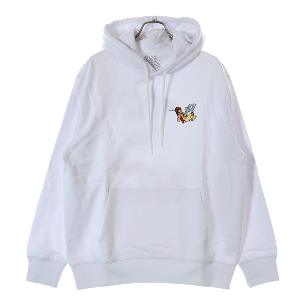 Palace Skateboards(パレススケートボーズ) 17AW SMOKE SIG HOOD スモーク シグ プリント プルオーバースウェットパーカー フーディ ホワイト