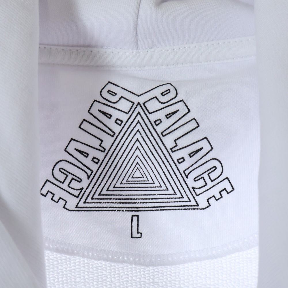 Palace Skateboards(パレススケートボーズ) 17AW SMOKE SIG HOOD スモーク シグ プリント プルオーバースウェットパーカー フーディ ホワイト