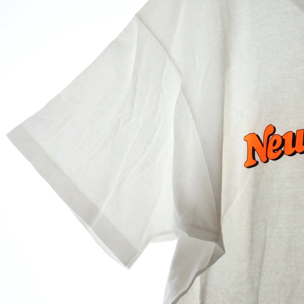 VINTAGE(ヴィンテージ) 90s Newport Pleasure Tee ニューポート FRUITSタグ フロントロゴ プリント クルーネック 半袖Tシャツ カットソー ホワイト