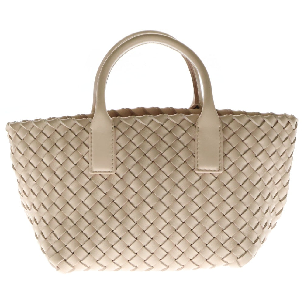 BOTTEGA VENETA(ボッテガヴェネタ) ミニ カバ ポーチ付き イントレチャート ラムスキンレザー 2WAY ショルダーバッグ ハンドバッグ ロータス 781670