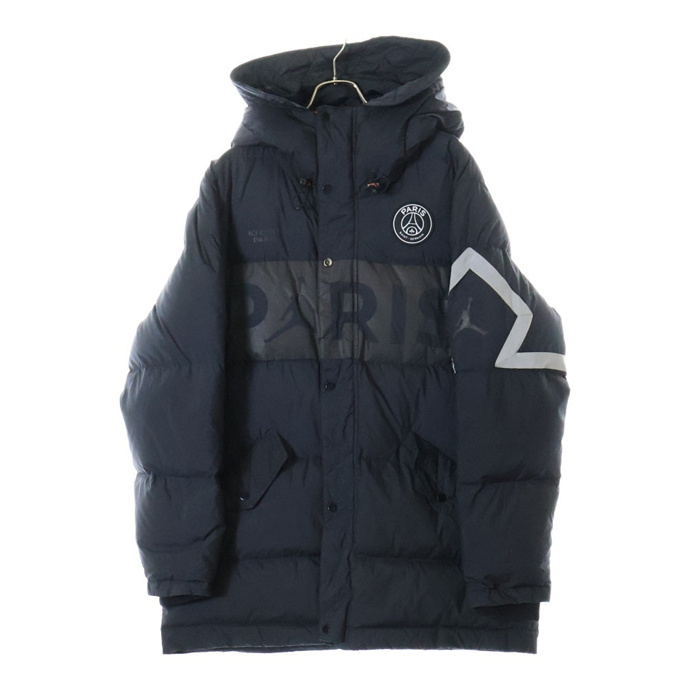 NIKE(ナイキ) × PARIS SAINT GERMAIN MJ PSG JORDAN DOWN PARKA パリサンジェルマン ジョーダンロゴ ダウンジャケット フーディ ブラック BQ8371-010