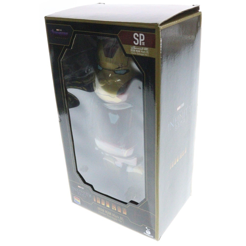MEDICOM TOY(メディコムトイ) BE@RBRICK 400% x Marvel Infinity Saga Iron Man Happy Lottery SP Award Mark 85 Battle Damaged Ver. インフィニティ サーガ アイアンマン