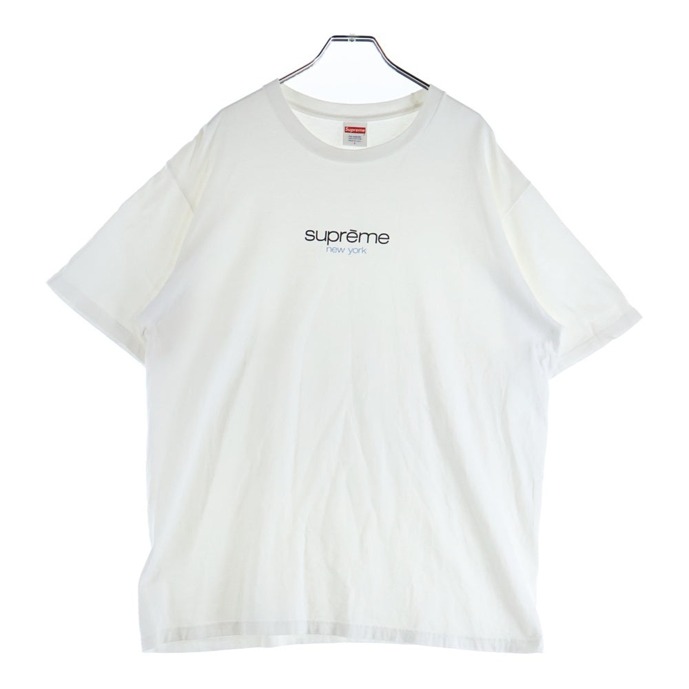 SUPREME(シュプリーム) 22SS Classic Logo Tee クラシックロゴ クルーネック半袖Tシャツ カットソー ホワイト