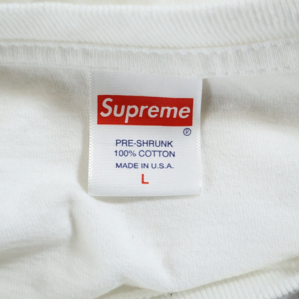 SUPREME(シュプリーム) 22SS Classic Logo Tee クラシックロゴ クルーネック半袖Tシャツ カットソー ホワイト