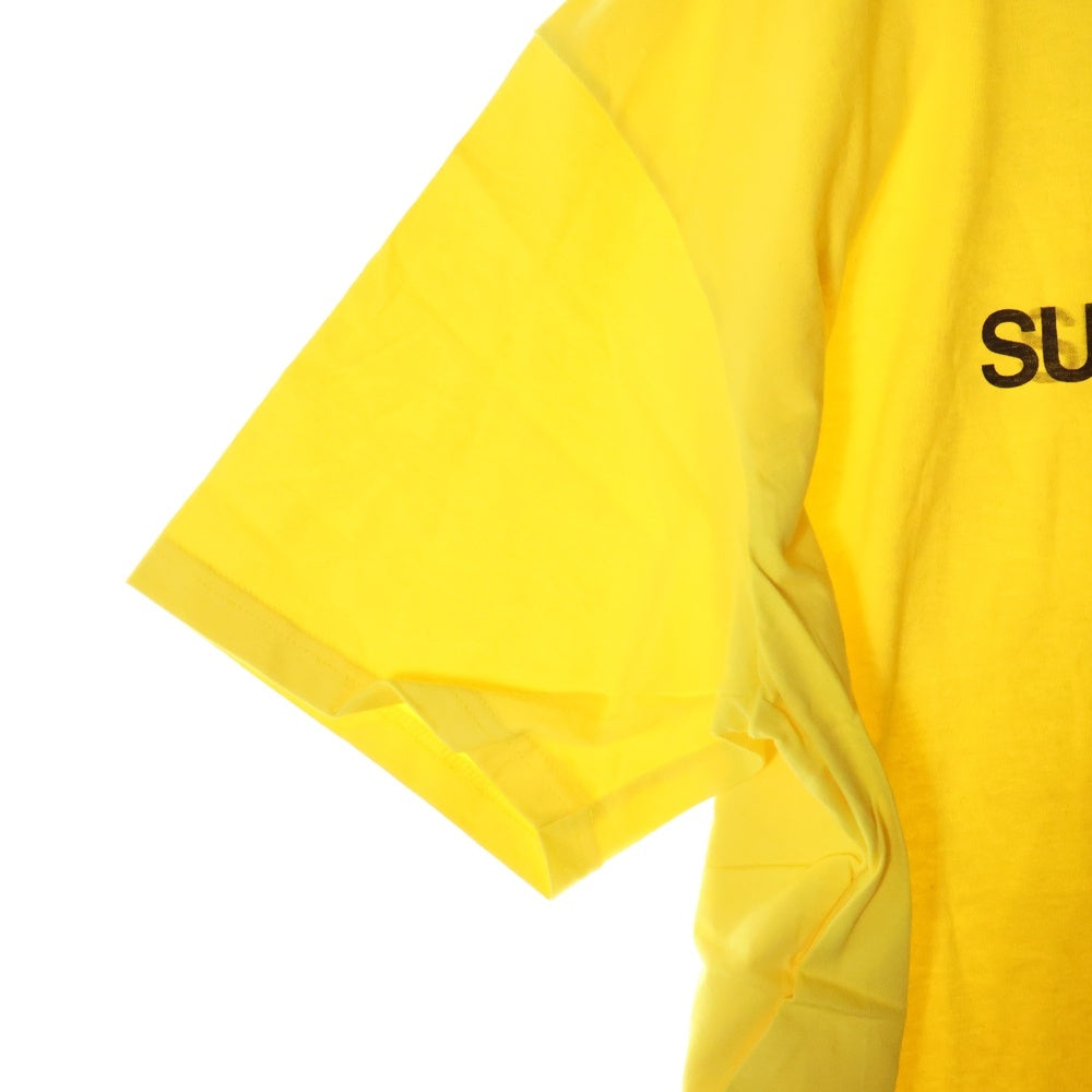 SUPREME(シュプリーム) 23SS Motion Logo Tee モーション ロゴ プリント クルーネック 半袖Tシャツ カットソー イエロー