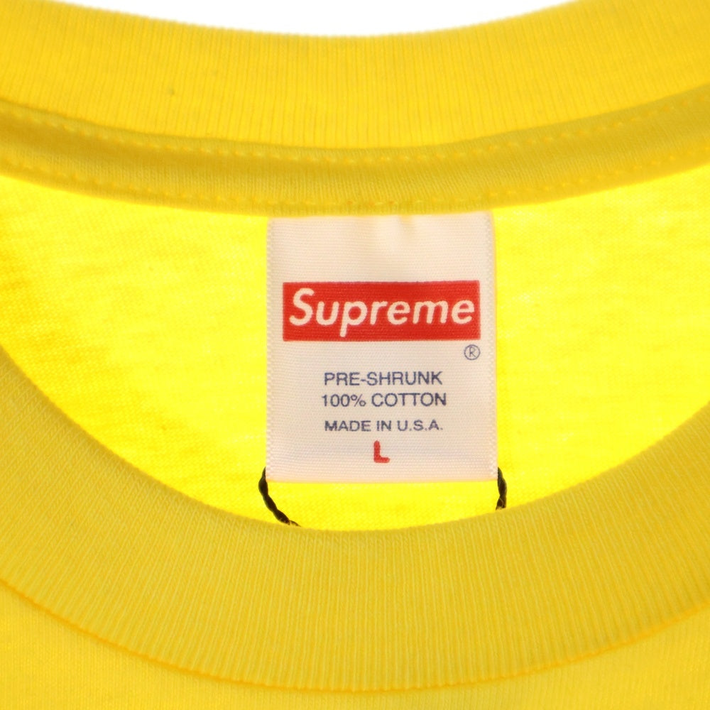SUPREME(シュプリーム) 23SS Motion Logo Tee モーション ロゴ プリント クルーネック 半袖Tシャツ カットソー イエロー