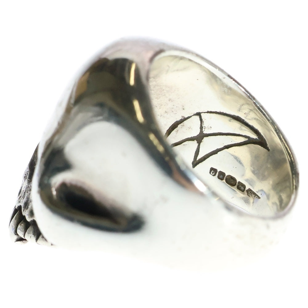 CRAZY PIG(クレイジーピッグ) #27 EVIL SKULL RING イーヴィルスカルリング シルバー