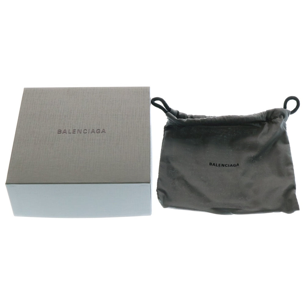 BALENCIAGA(バレンシアガ) Bロゴ ゴールドバックル レザーベルト ブラック 655956