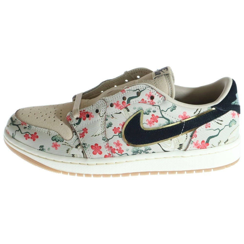 NIKE(ナイキ) ×RUI HACIMURA AIR JORDAN 1 RETRO LOW OG エアジョーダン1 八村 塁 ローカットスニーカー ベージュ US8/26cm HV8293-100