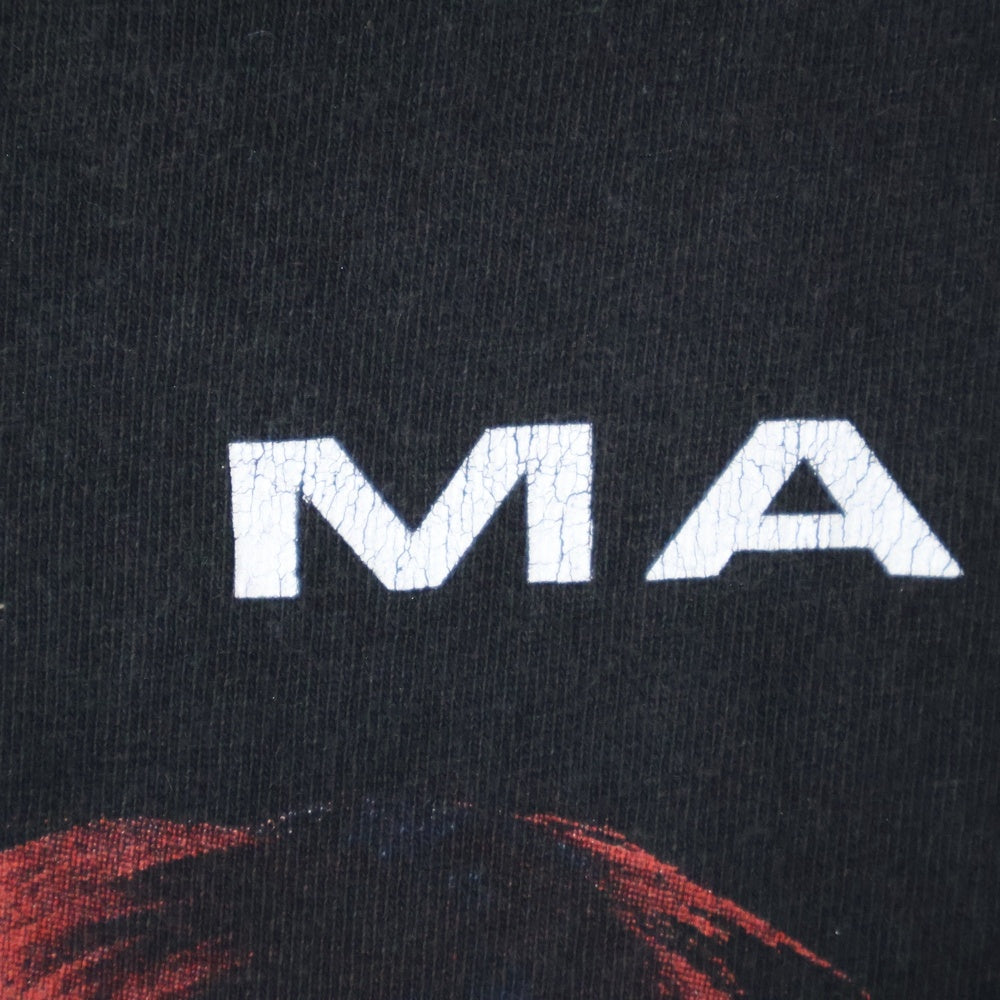 VINTAGE(ヴィンテージ) 90s MARILYN MANSON Sex Drugs and Rock&Roll Tour フロントプリント 半袖Tシャツ カットソー ブラック