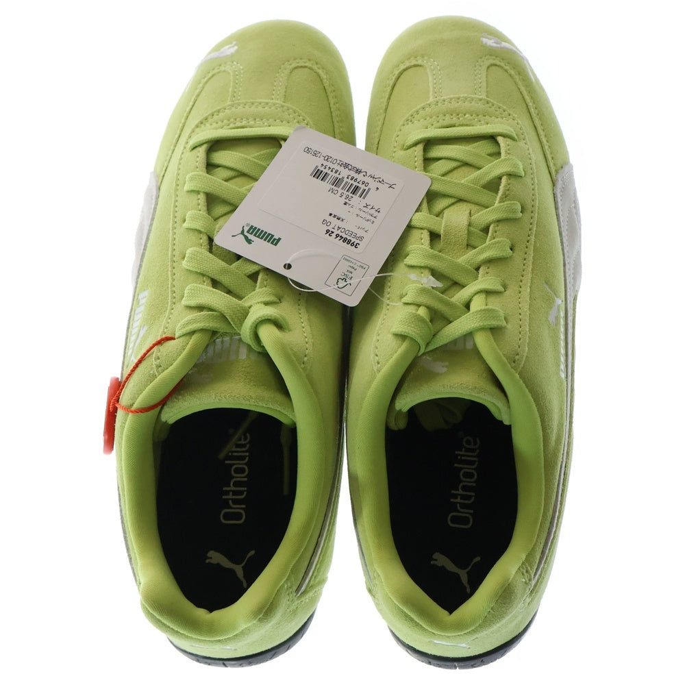 PUMA(プーマ) SPEEDCAT OG YELLOW ALERT スピードキャット OG イエローアラート スエード ローカットスニーカー ライトグリーン US8.5/26.5cm 398846-26
