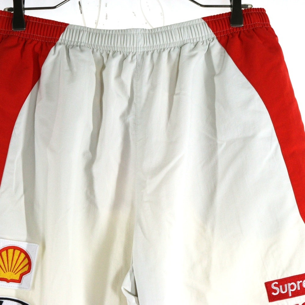 SUPREME(シュプリーム) 24SS Ducati Track Pant ドゥカティ ワッペン付き トラックパンツ ホワイト/レッド