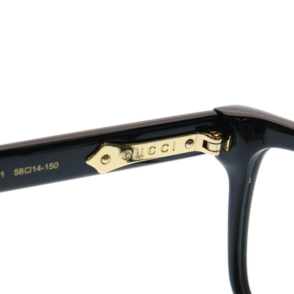 GUCCI(グッチ) ハバナ ウェリントン アイウェア サングラス 眼鏡 ブラック GG0269OA 001