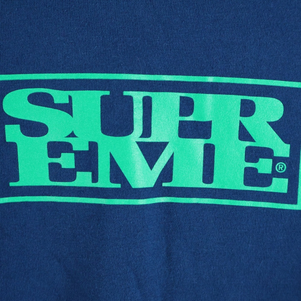 SUPREME(シュプリーム) 24AW Connect Tee コネクト ロゴ クルーネック 半袖Tシャツ カットソー ブルー