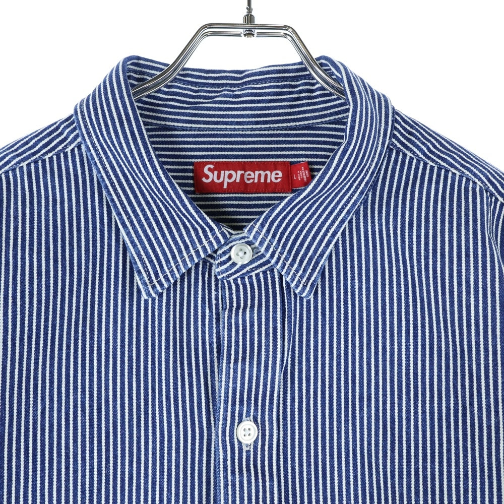 SUPREME(シュプリーム) 25SS Loose Fit S/S Denim Painter Shirt ルーズフィット ヒッコリー 半袖 デニム ペインターシャツ インディゴ