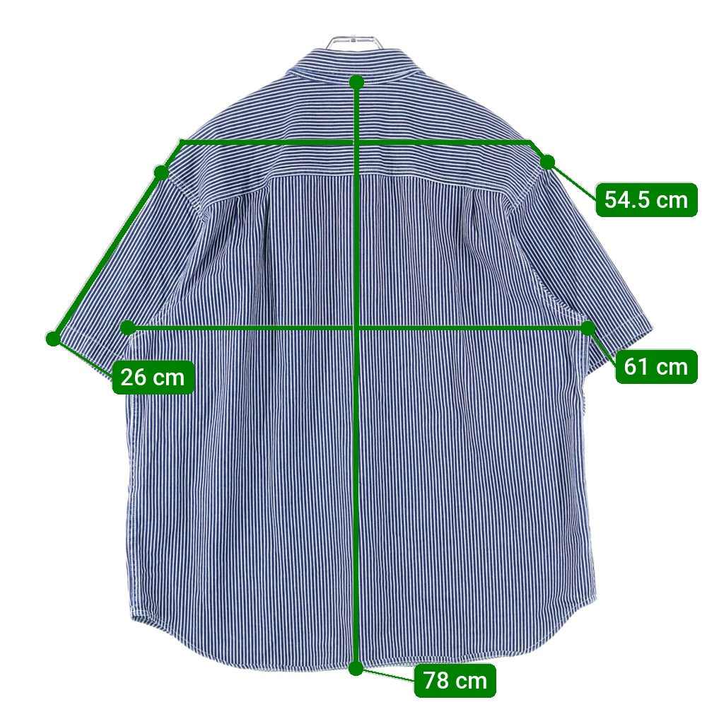 SUPREME(シュプリーム) 25SS Loose Fit S/S Denim Painter Shirt ルーズフィット ヒッコリー 半袖 デニム ペインターシャツ インディゴ