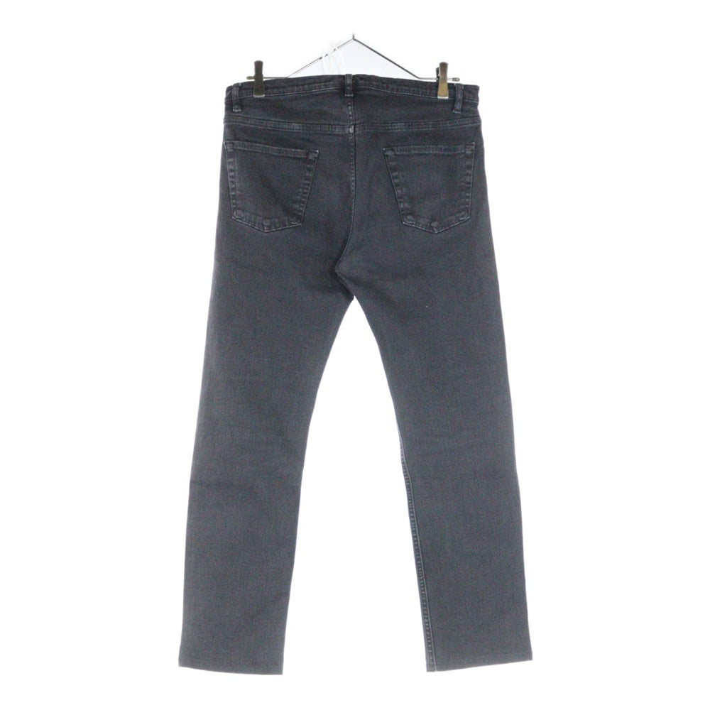 BALENCIAGA(バレンシアガ) 17AW Pre-Owned スリムストレート デニムパンツ スキニー ブラック UP57 2017 02171